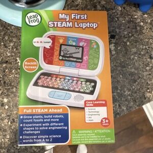 LeapFrog My First STEAM Laptop Backlit Screen Ages 3+ Years